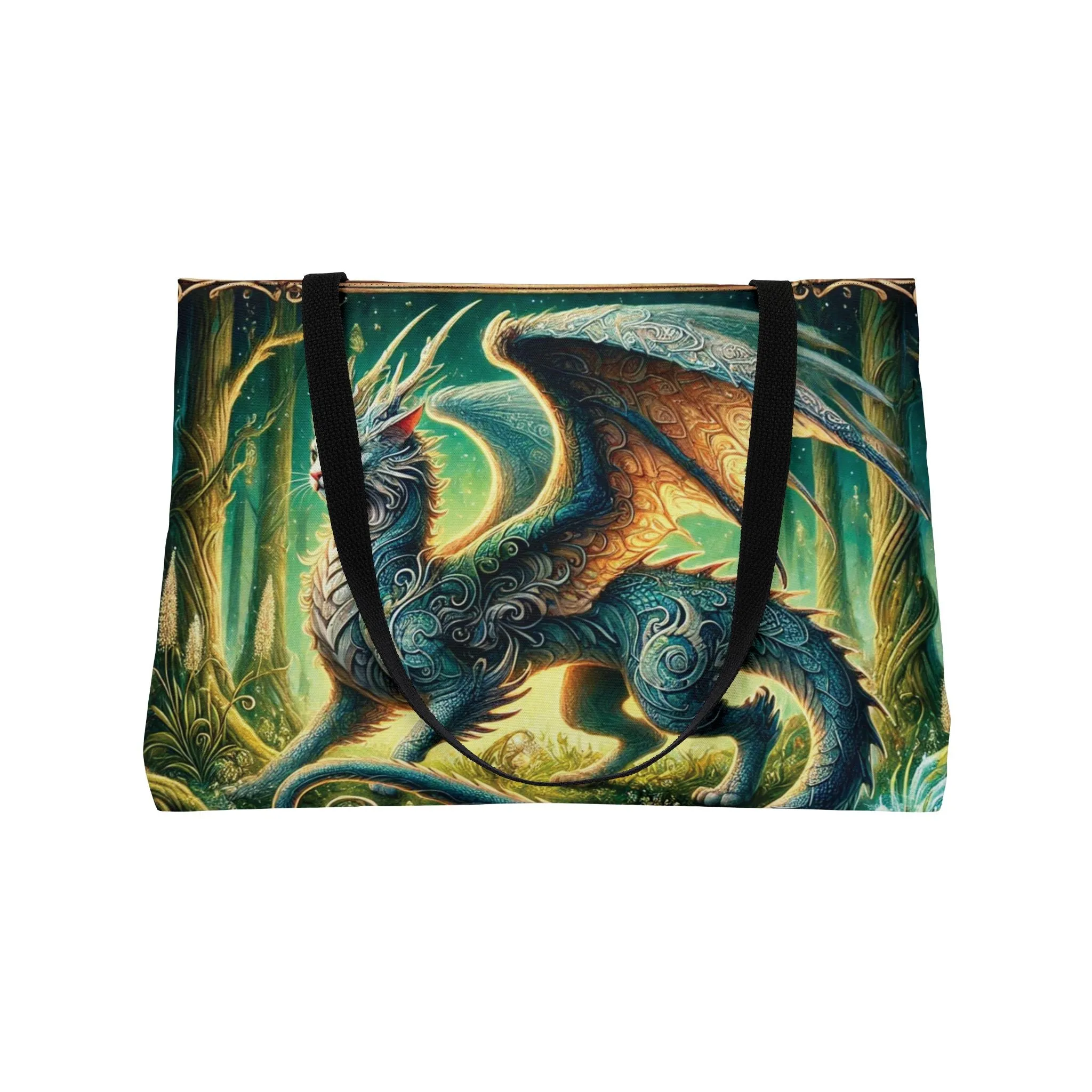 The Cragon - Cat Dragon - Weekender Tote Bag