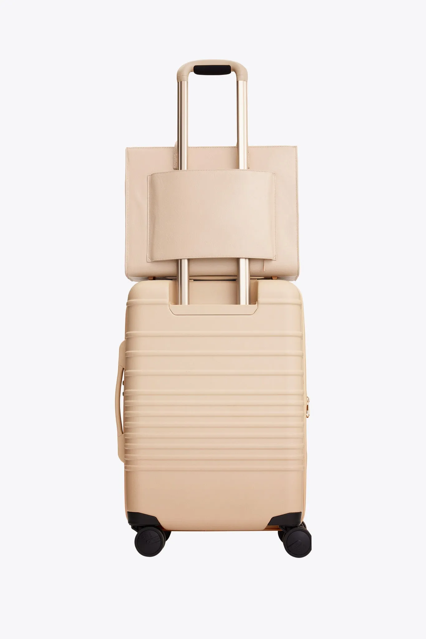 The Work Tote in Beige