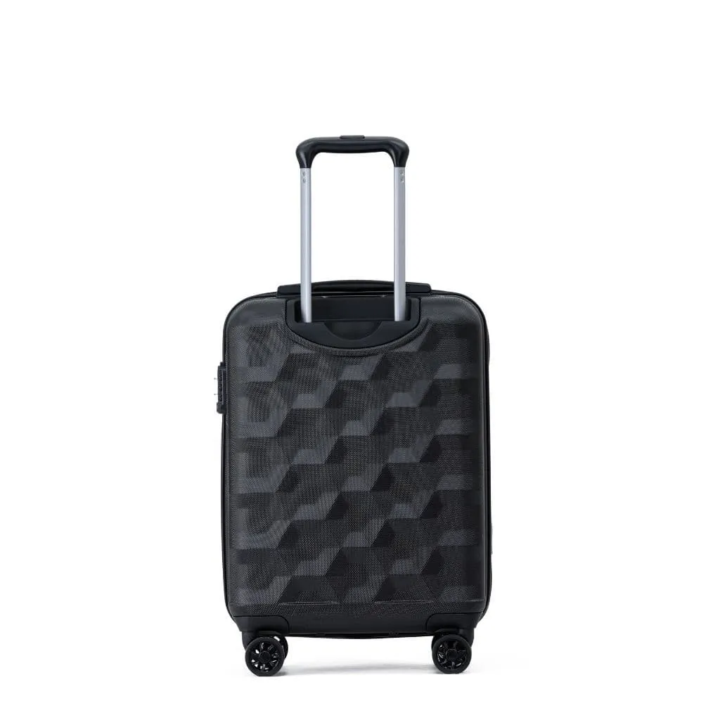 Tosca Bahamas 3 Piece Hardsided Suitcase Set - Black