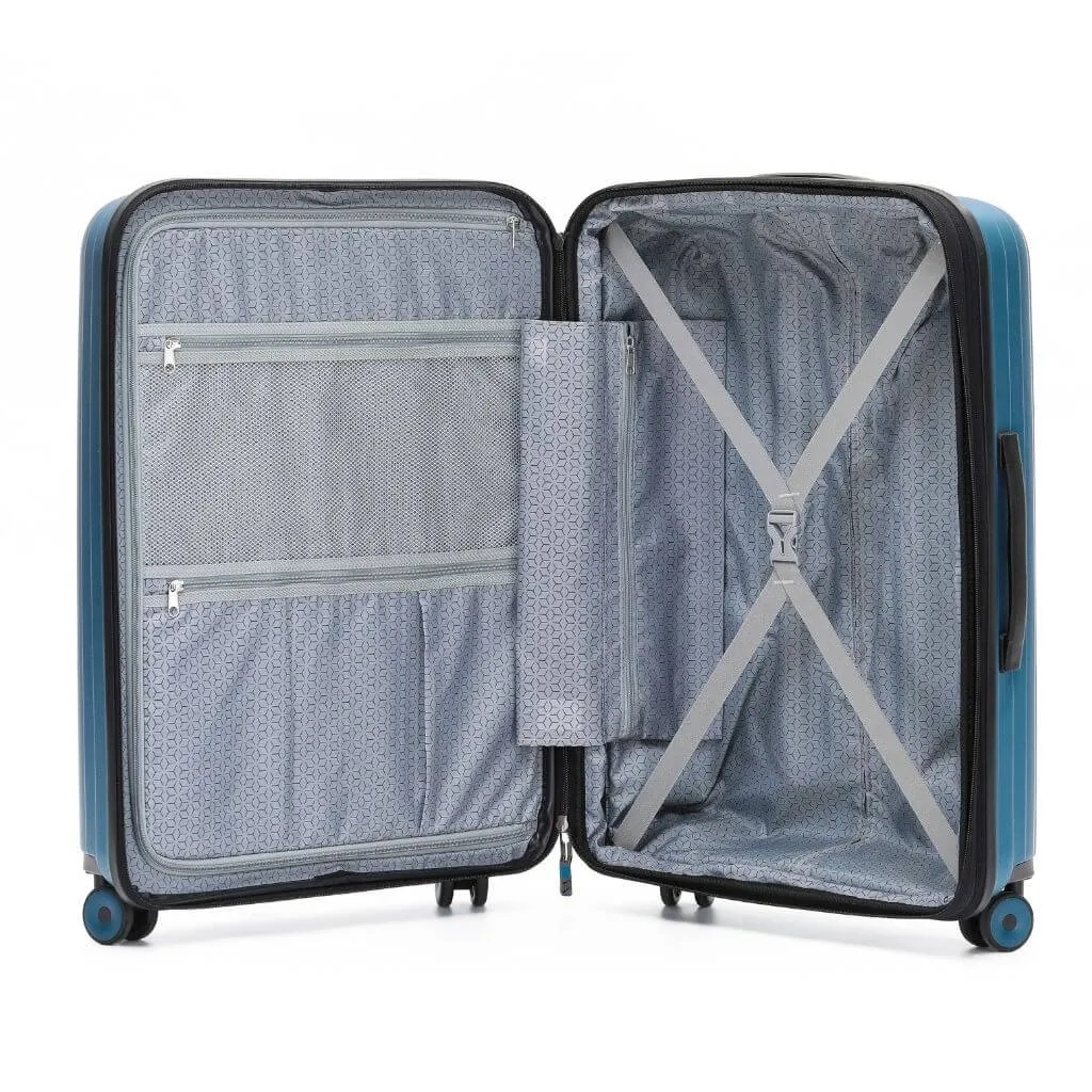 Tosca Eclipse Large 77cm Hardsided 3.7kg Luggage - Blue