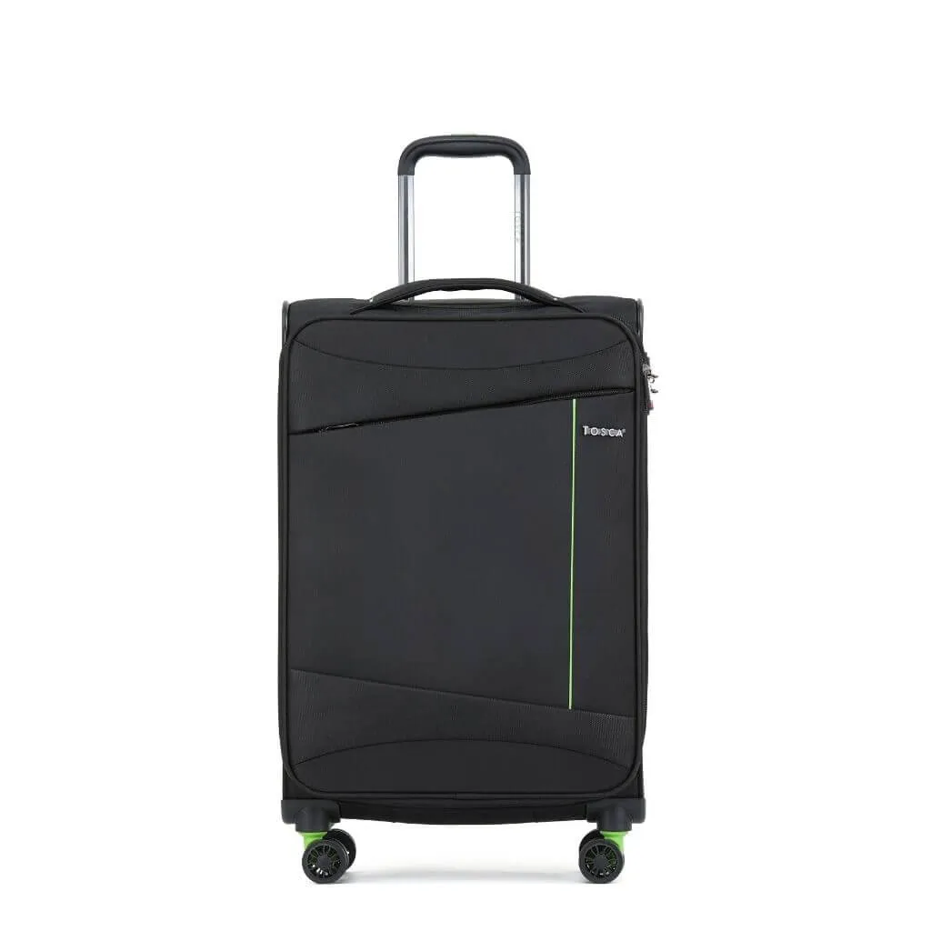 Tosca Max Lite 3.0 Softsided 2.6Kg Medium Suitcase - Black