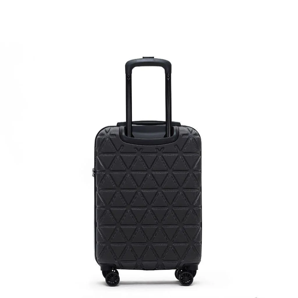 Tosca Triton Carry On 55cm Hardsided Spinner Luggage Rose Gold