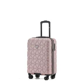 Tosca Triton Carry On 55cm Hardsided Spinner Luggage Rose Gold