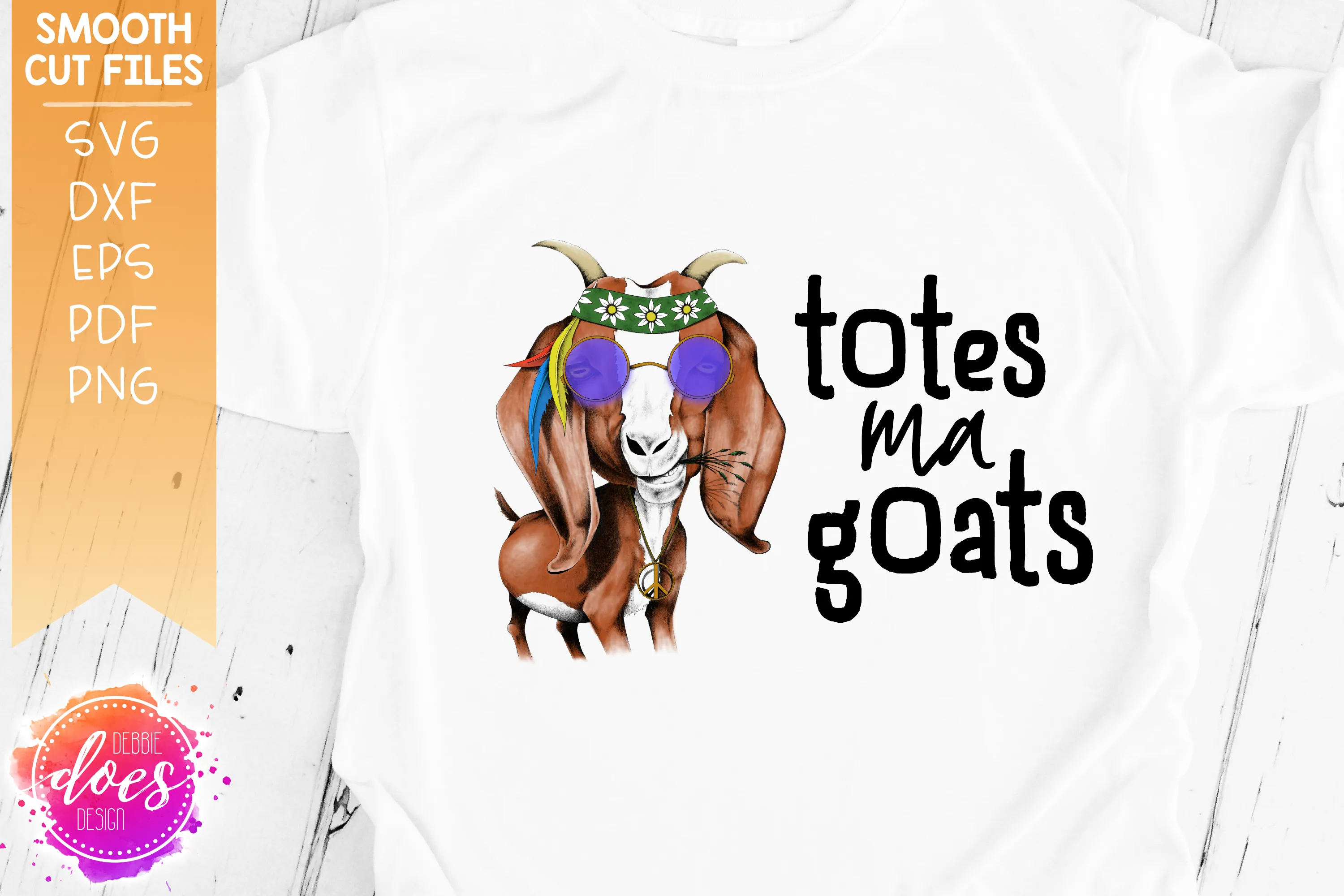 Totes Ma Goats - Hand Drawn Goat - Printable/Sublimation File