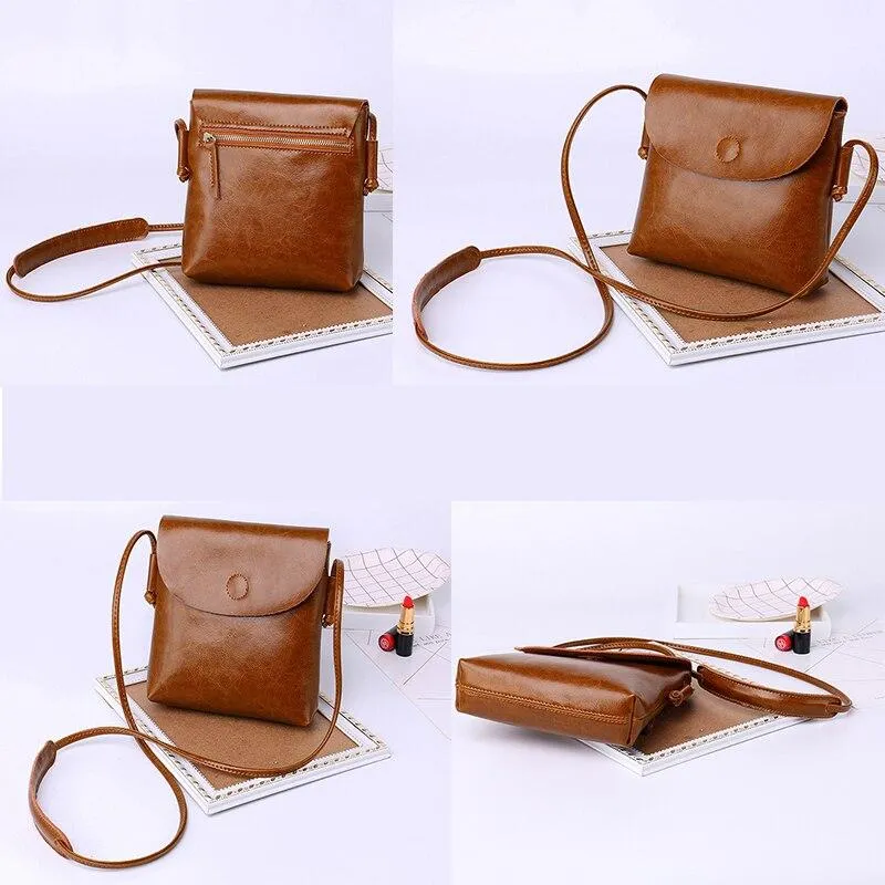 Vintage High Quality Women's Genuine Leather Shoulder Bags