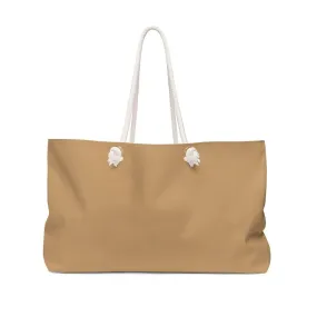 Weekender Tote Bag,  Light Brown