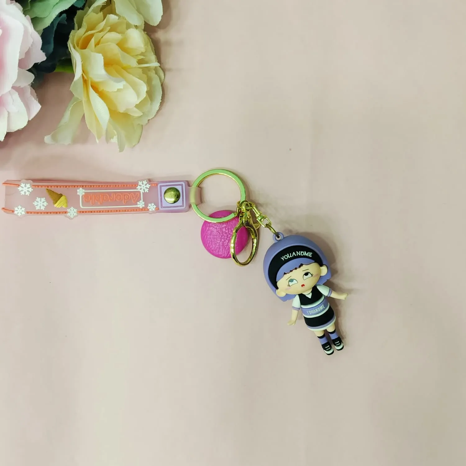 You And Me Adorable Keychain